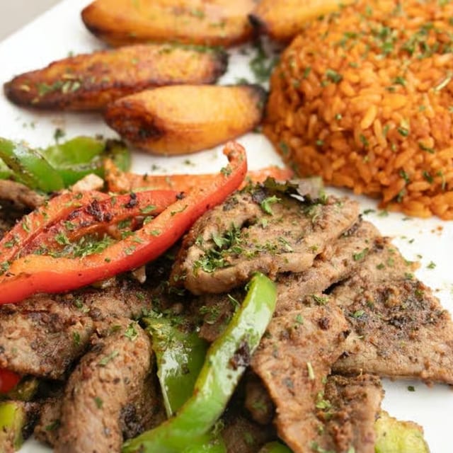 Beef Suya.